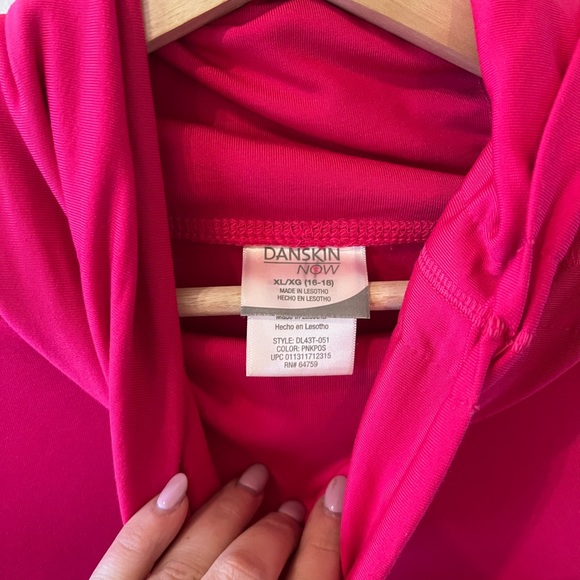 Danskin Pink Workout Long Sleeve - Picture 2 of 2